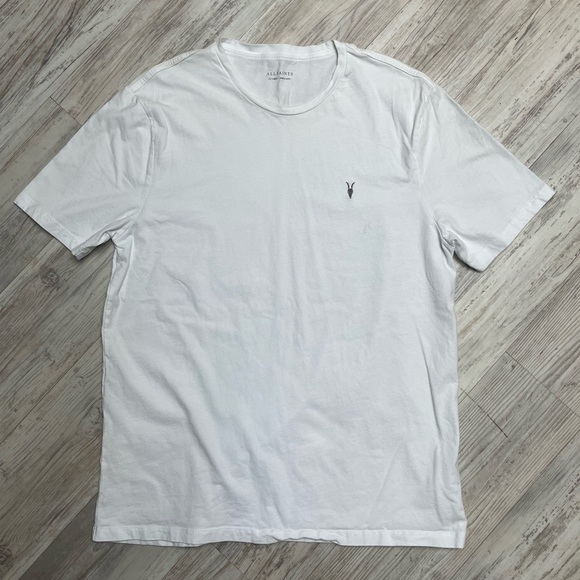 All Saints Shirts Mens All Saints Brace Crew Brushed Cotton T Shirt Xxl Poshmark